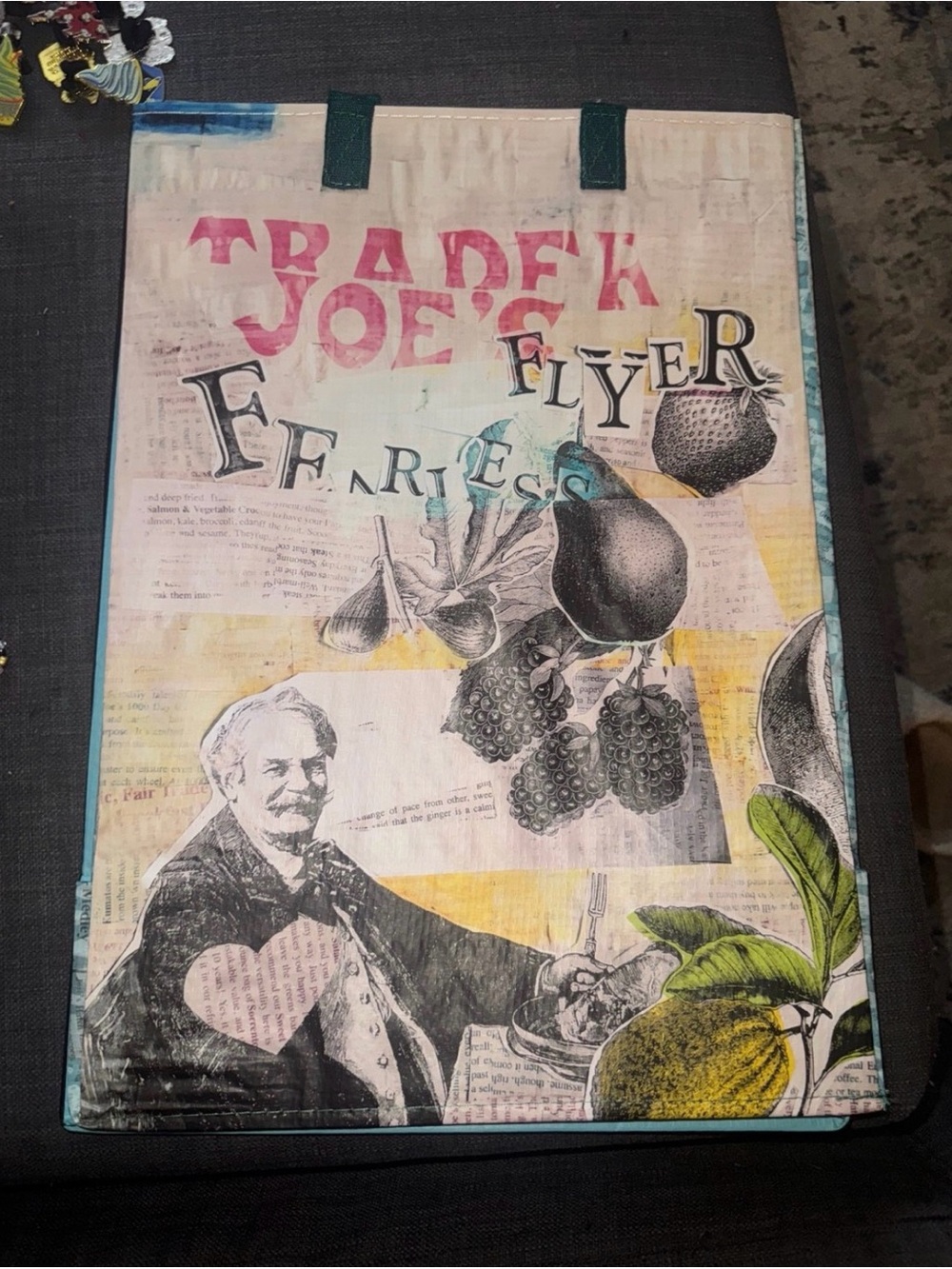 Trader Joe's Illustrated Reusable Tote Bag - Multicolor